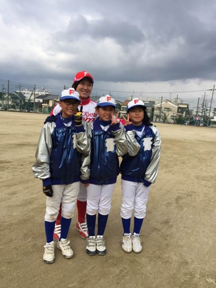 京都フローラ小西選手の野球教室！