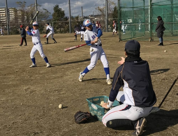 京都文教大学の野球教室に参加しました！